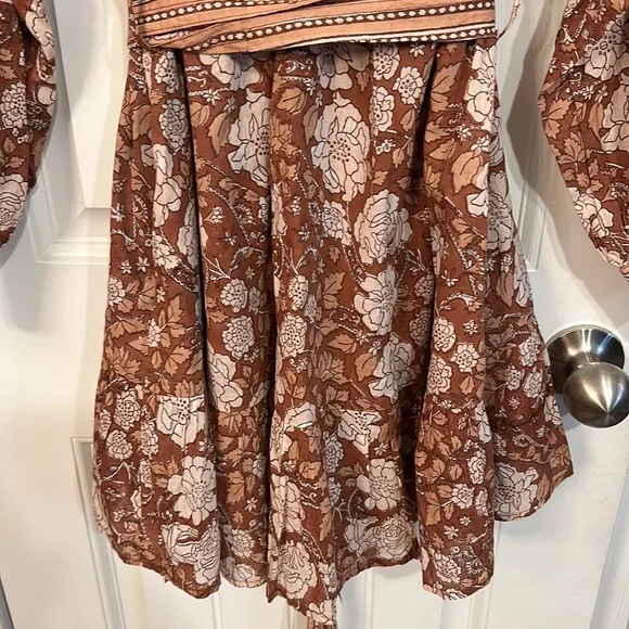 Cleobella Lennox Mini Dress Rhada Block Print Size Small - Picture 6 of 8